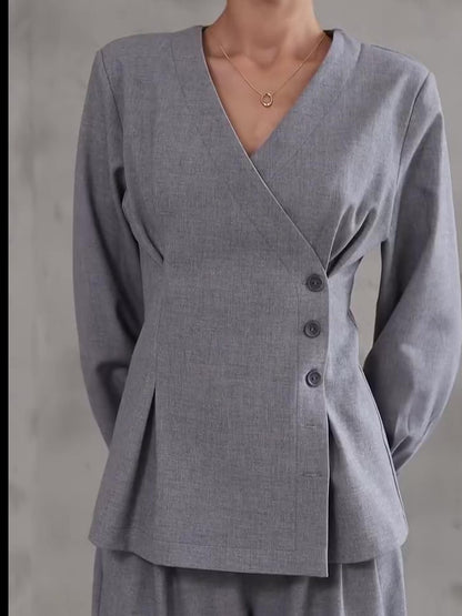 Ensemble Élégance Minimaliste Gris
